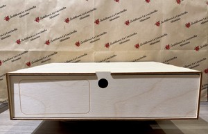 Cassetta archivio in legno di betulla - Dimensioni 37,5x29,5x9 cm Foto prodotto