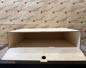 Cassetta archivio in legno di betulla - Dimensioni 37,5x29,5x9 cm Foto prodotto Photo 02 L